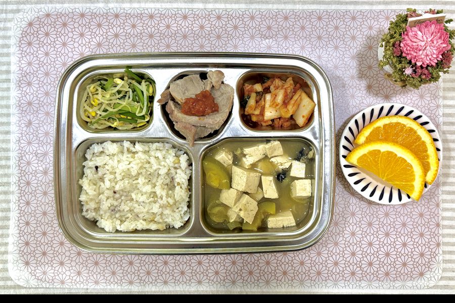 이와스 어학원 점심 급식